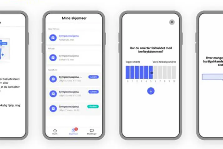 Illustrasjon mobiltelefoner