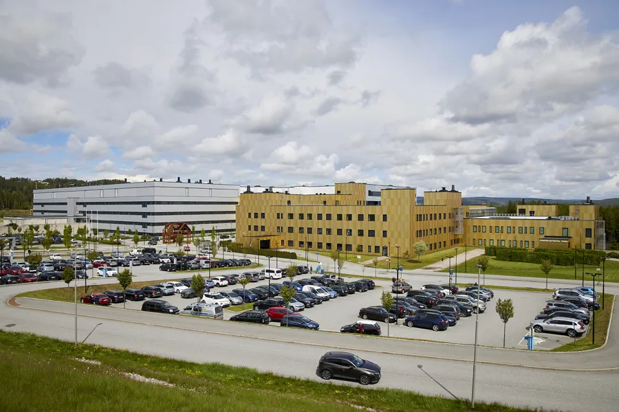 Parkeringsplass på Kalnes