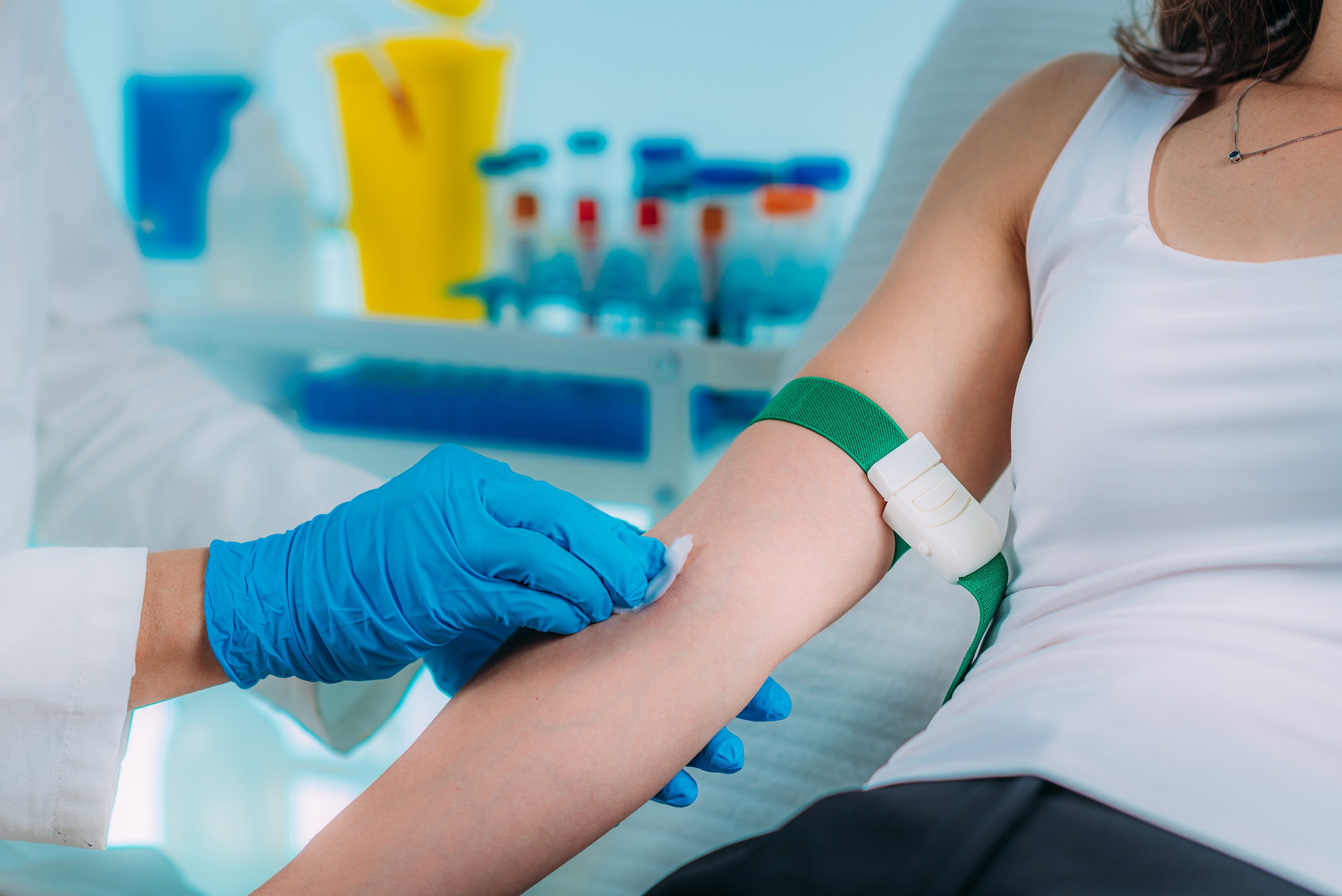 Illustrasjon av blodprøvetaking