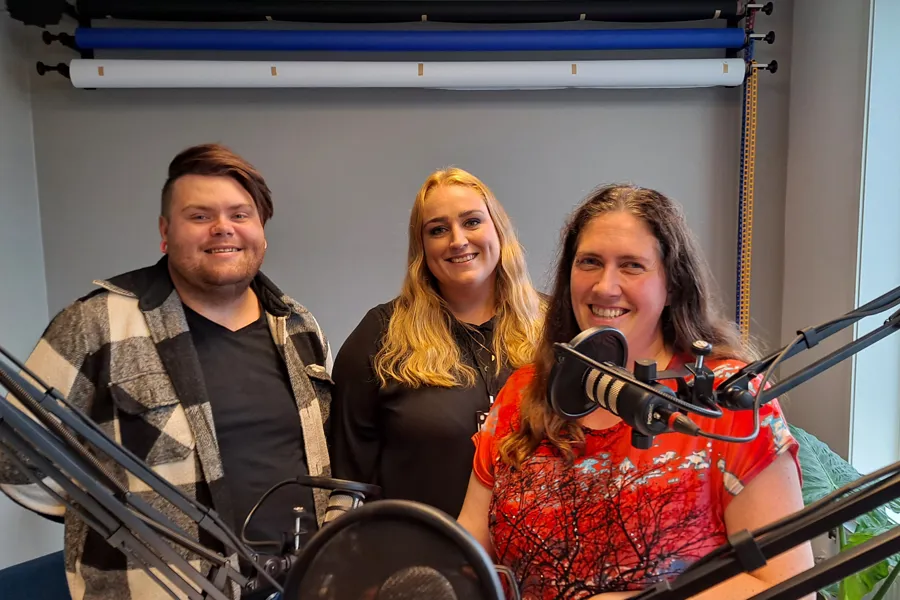 Aleksander Vollebekk Olsen, Christina Grythe og Martine Hemstad Lyslid