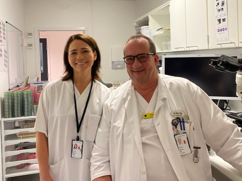 Astri Lervik Larsen og Jon Birger Haug