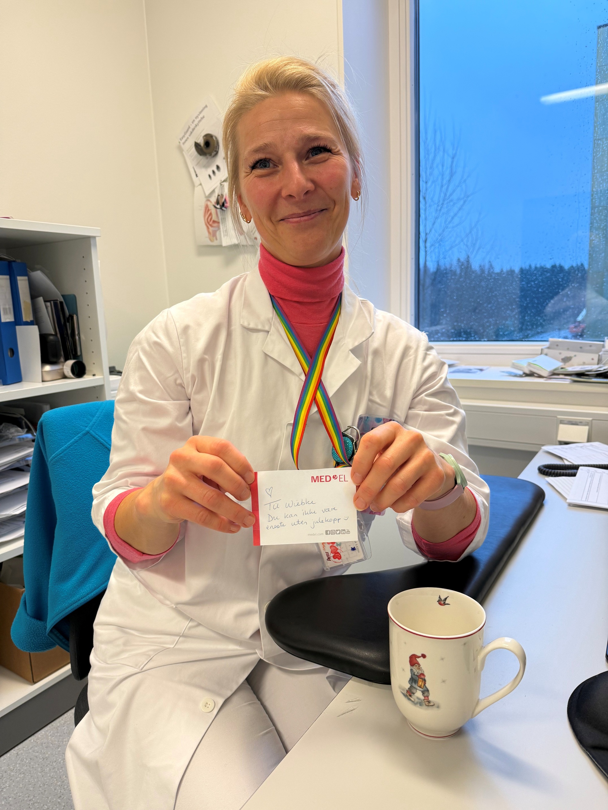 Hudemann med julekopp