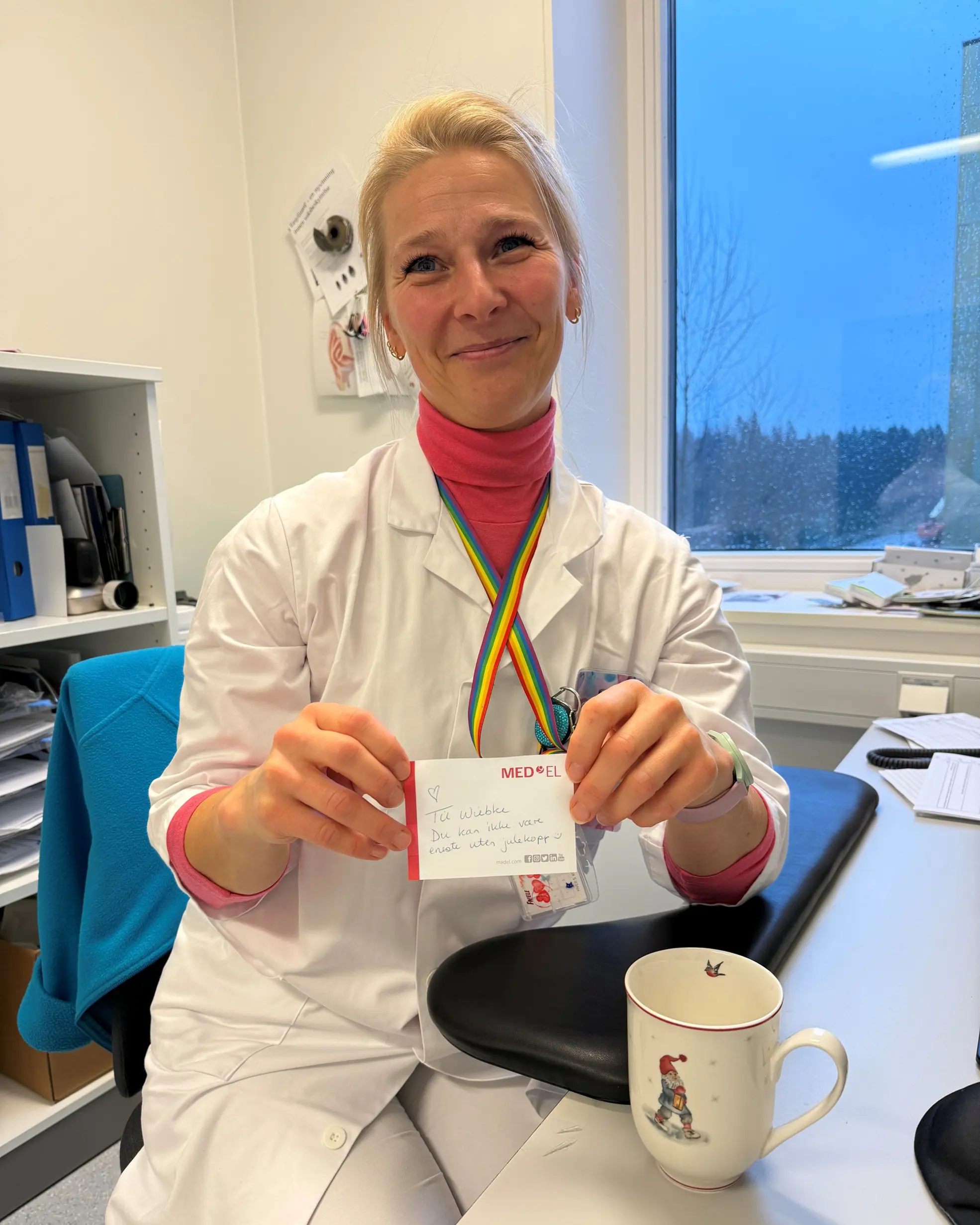 Hudemann med julekopp