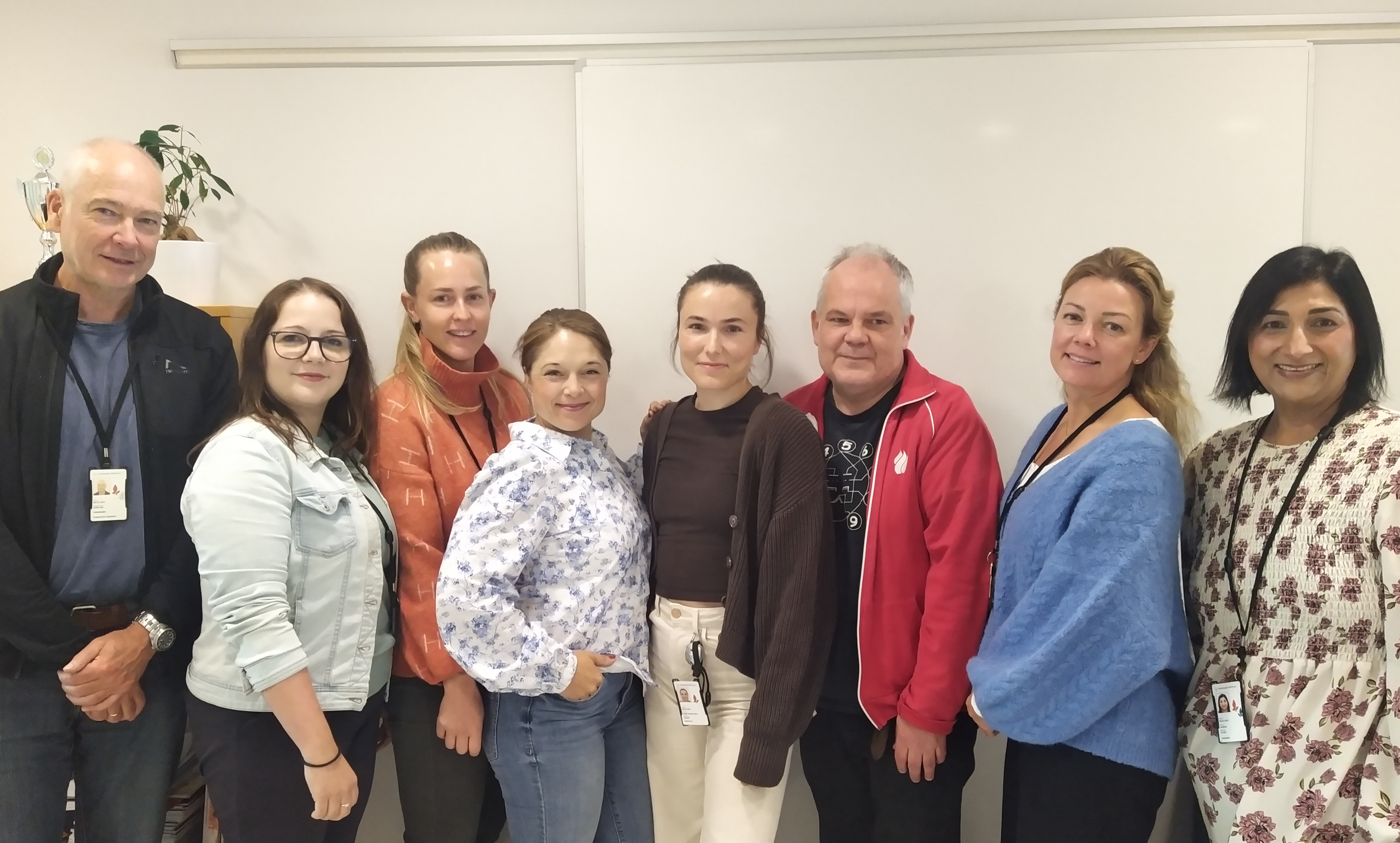 Medarbeidere ved seksjon voksenhabilitering