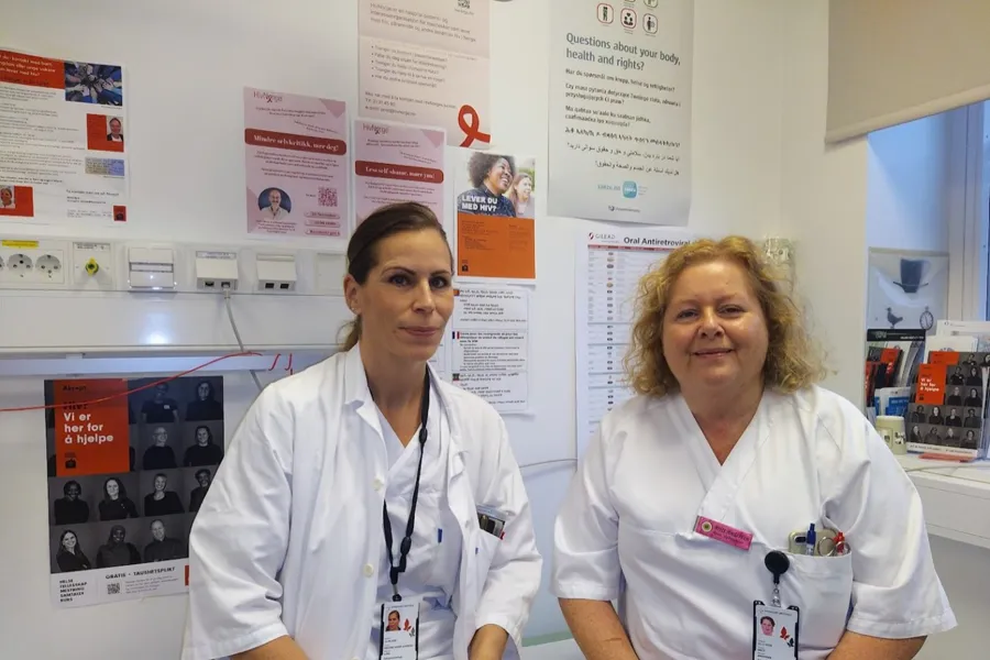 Kristine Lund og Britt Andersen