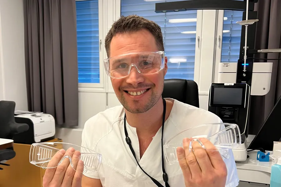 Mathias Lindner, knst. avdelingssjef øyeavdelingen Sykehuset Østfold